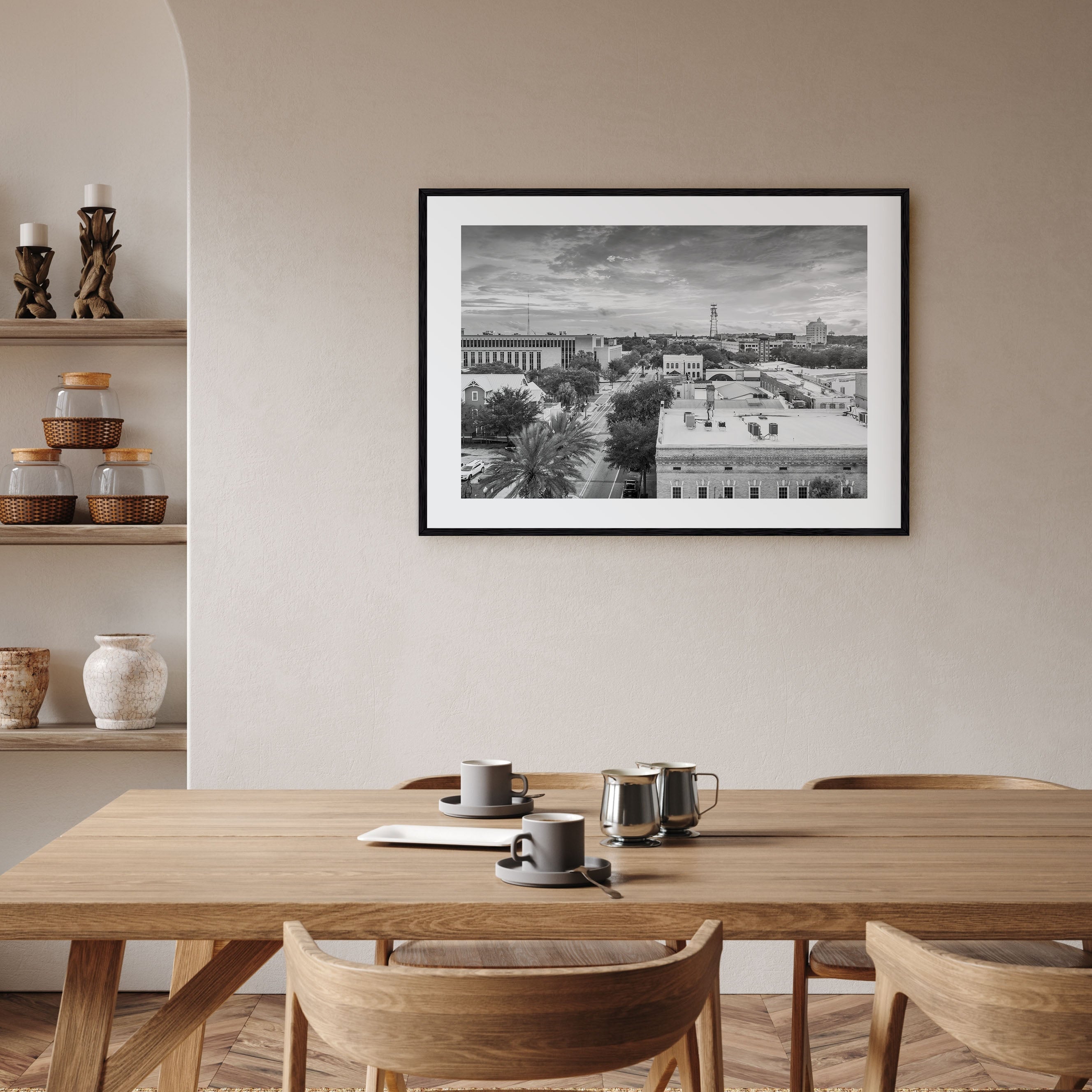 Gainesville Landscape B&W Poster