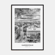 Gainesville Portrait B&W Poster