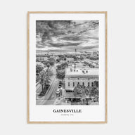 Gainesville Portrait B&W Poster