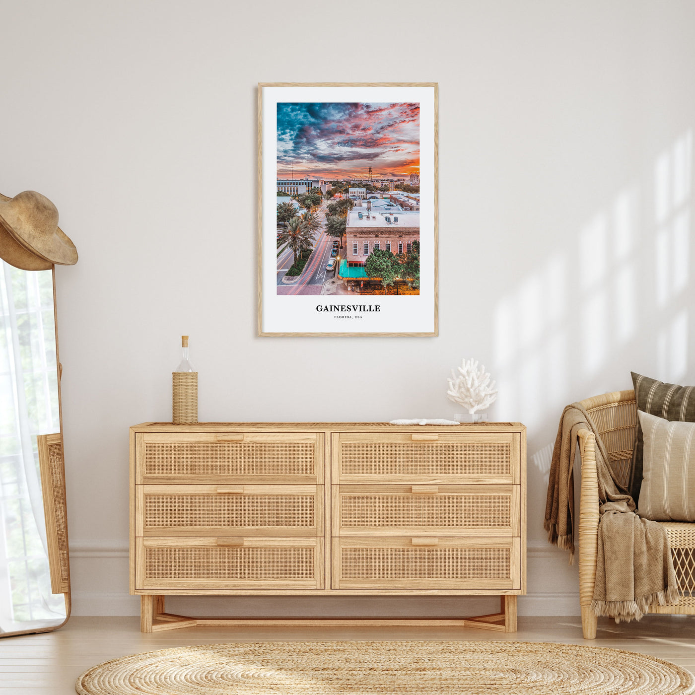 Gainesville Portrait Color Poster