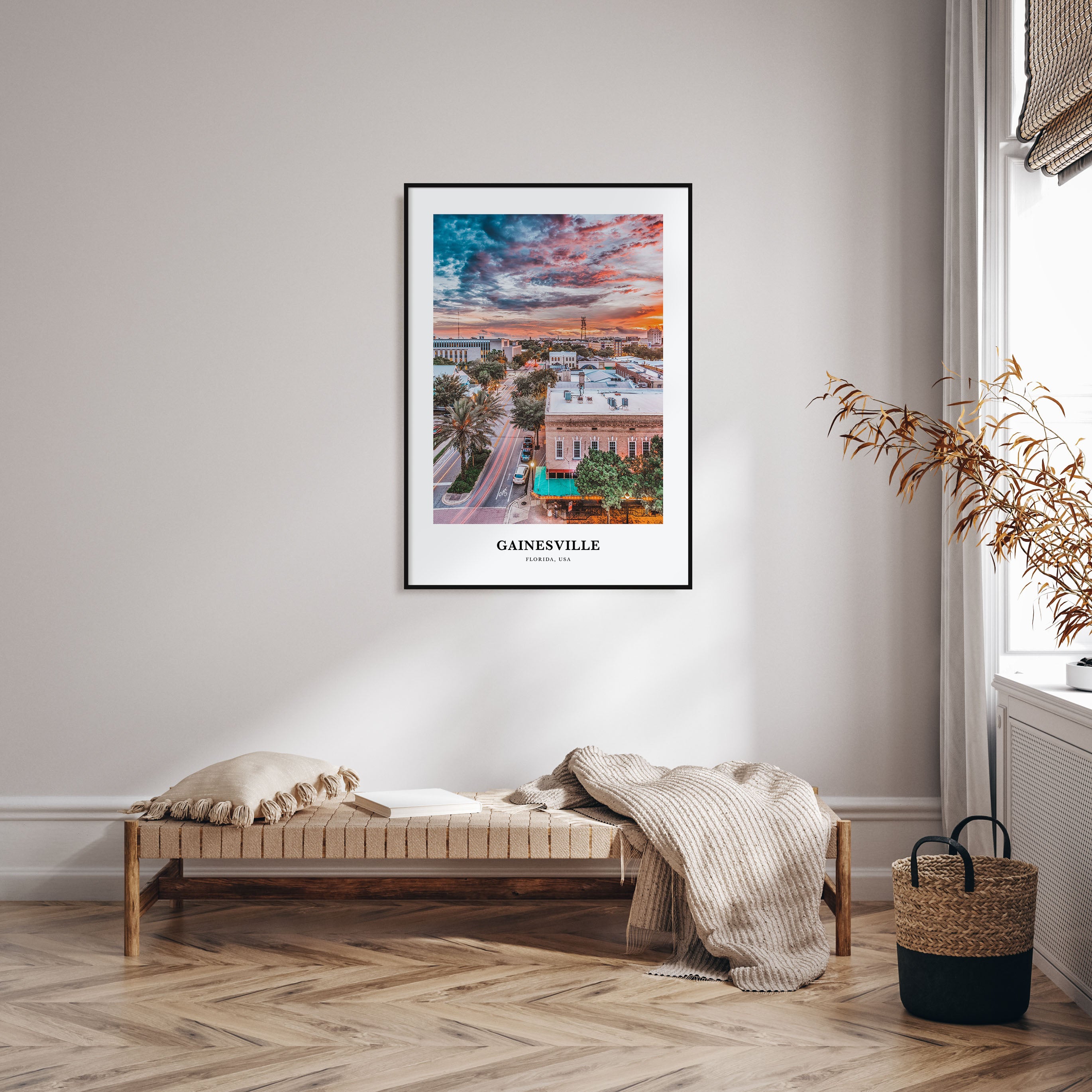 Gainesville Portrait Color Poster