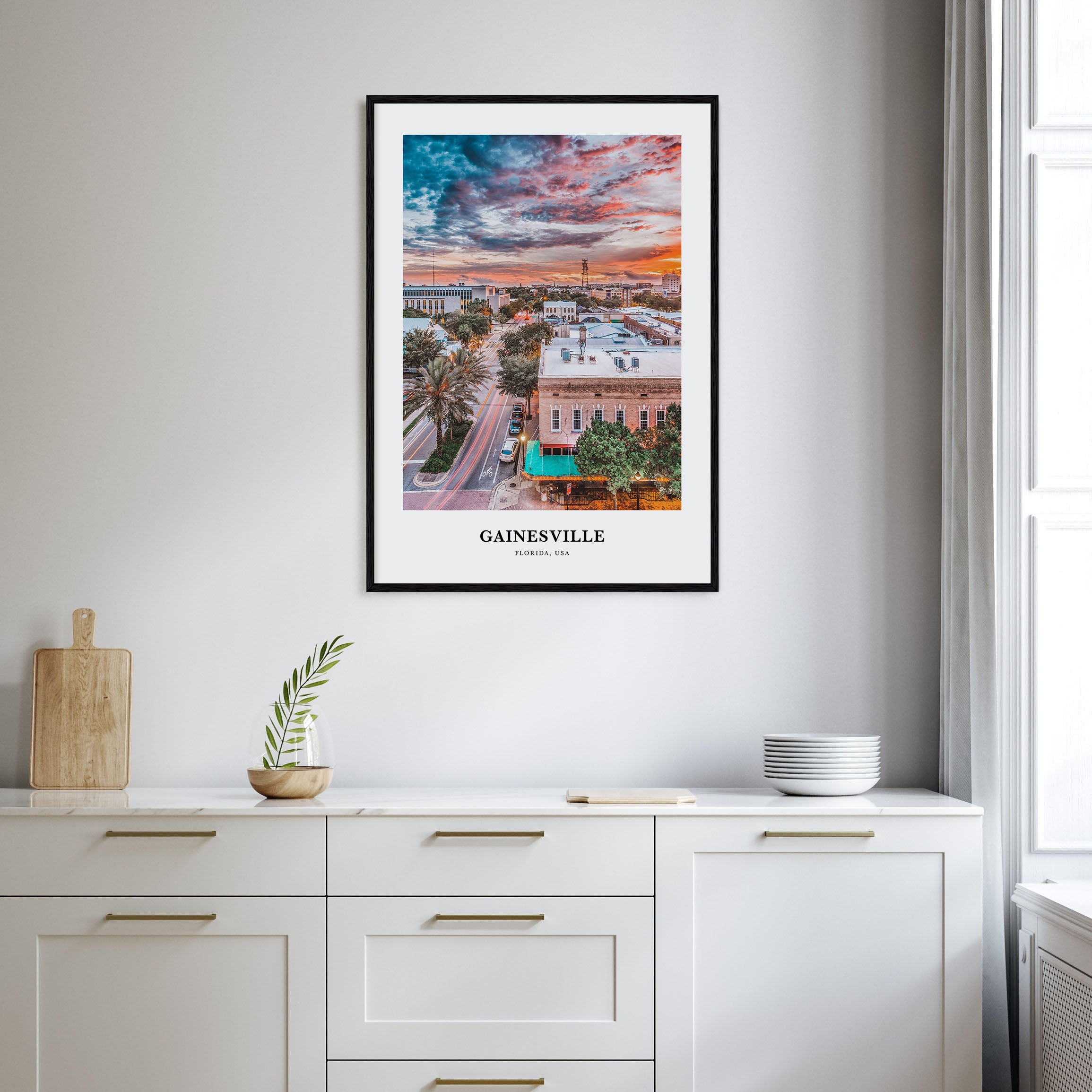 Gainesville Portrait Color Poster