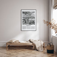 Gainesville Travel B&W Poster