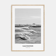 Galveston Portrait B&W Poster