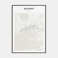 Galway Map Portrait Poster