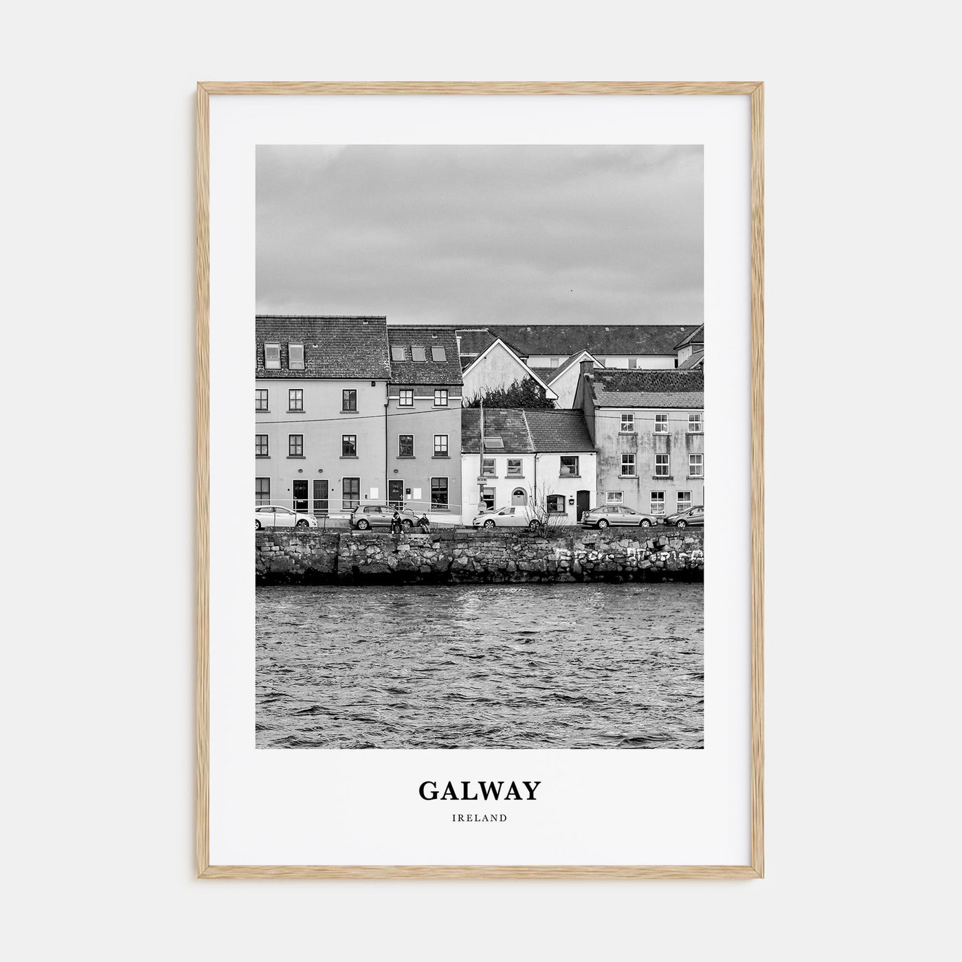 Galway Portrait B&W Poster