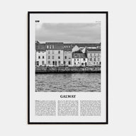 Galway Travel B&W Poster