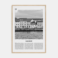Galway Travel B&W Poster