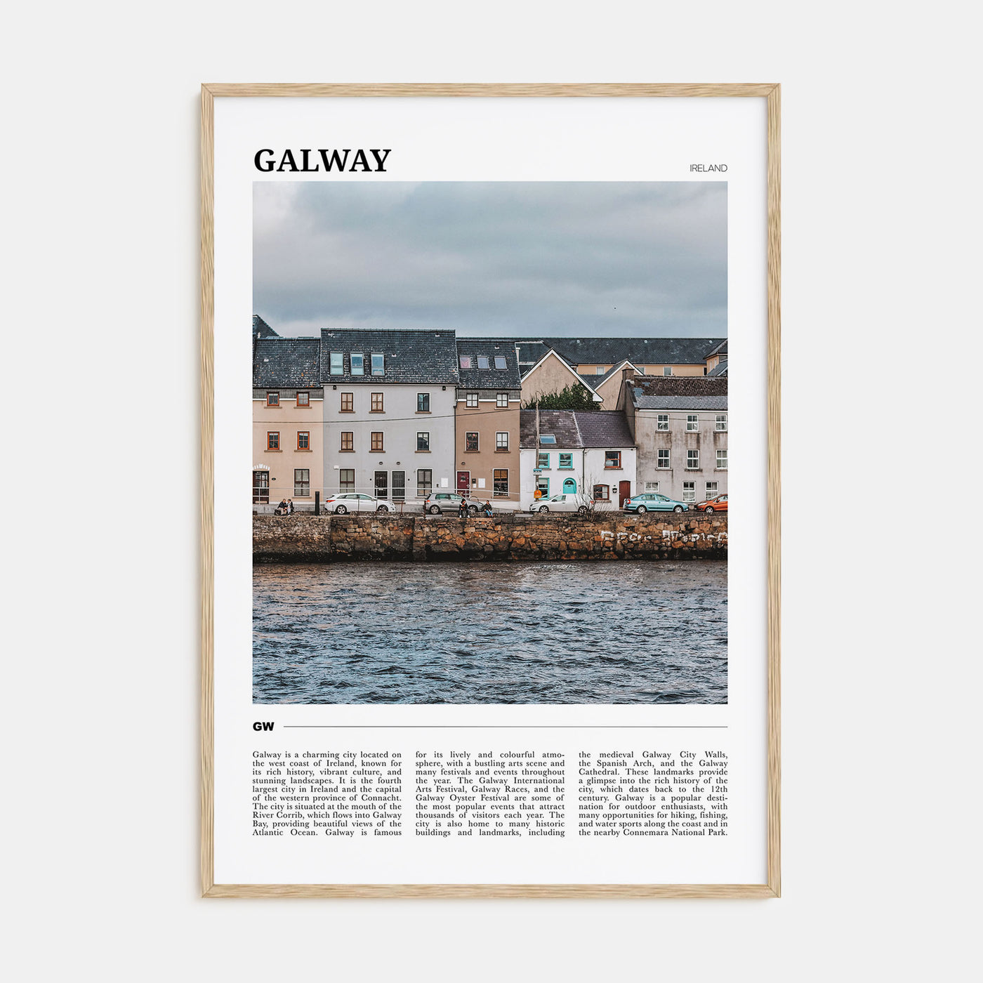 Galway Travel Color Poster