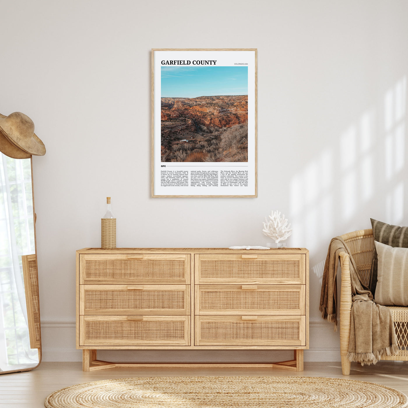 Garfield County Travel Color Poster