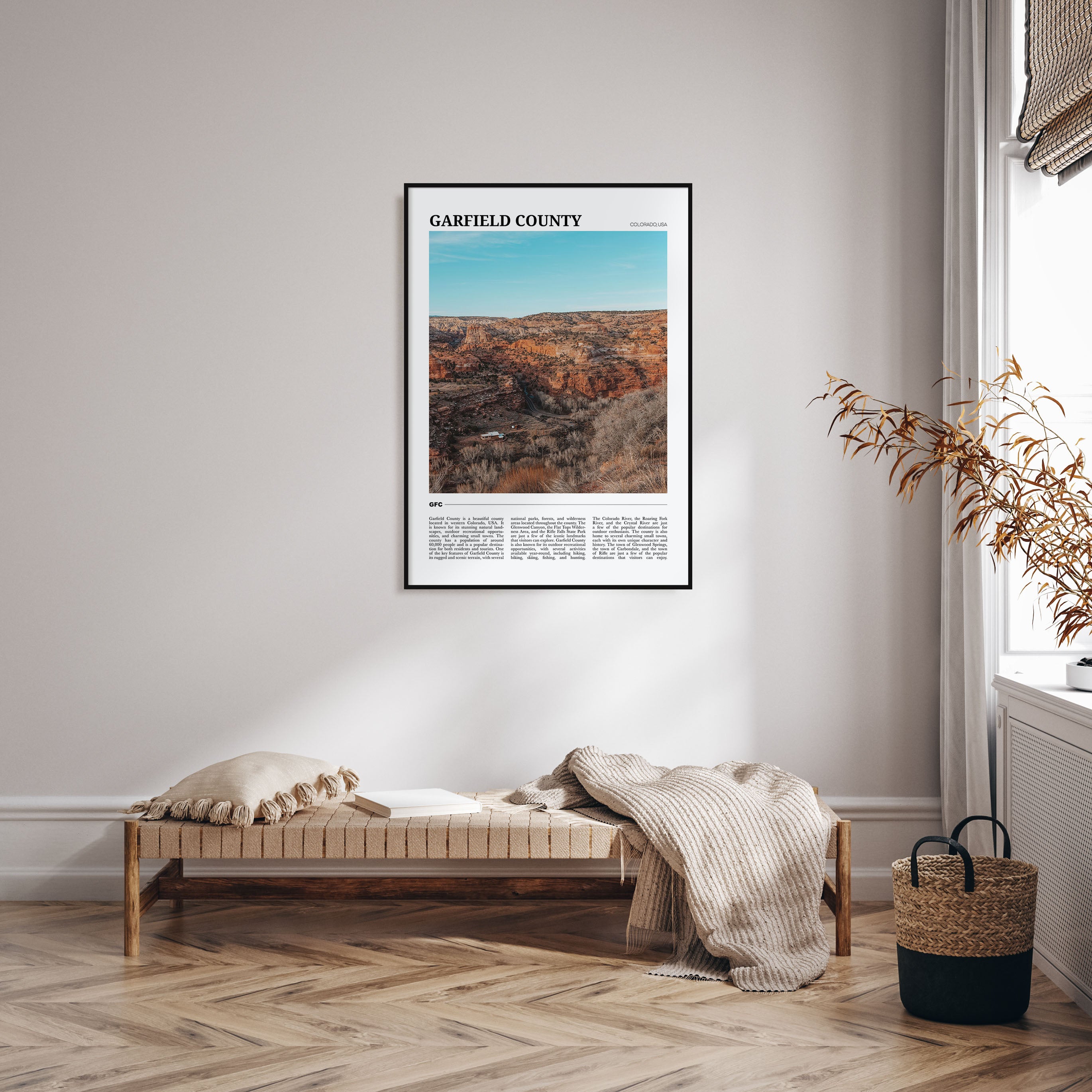 Garfield County Travel Color Poster