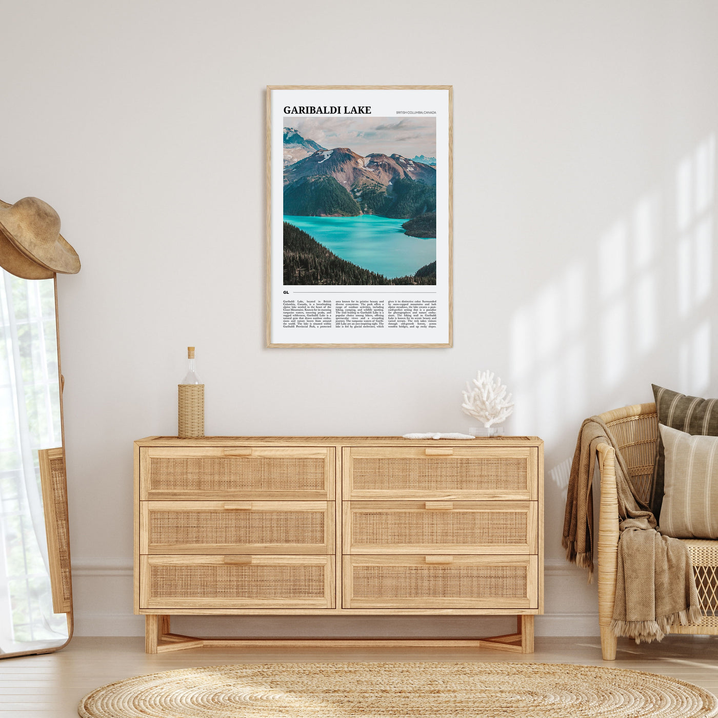 Garibaldi Lake Travel Color Poster