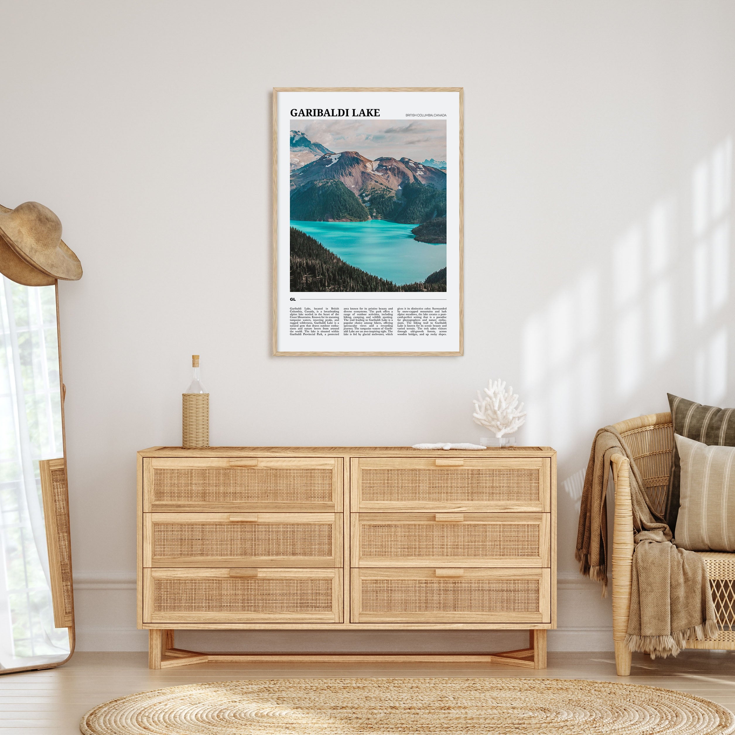 Garibaldi Lake Travel Color Poster