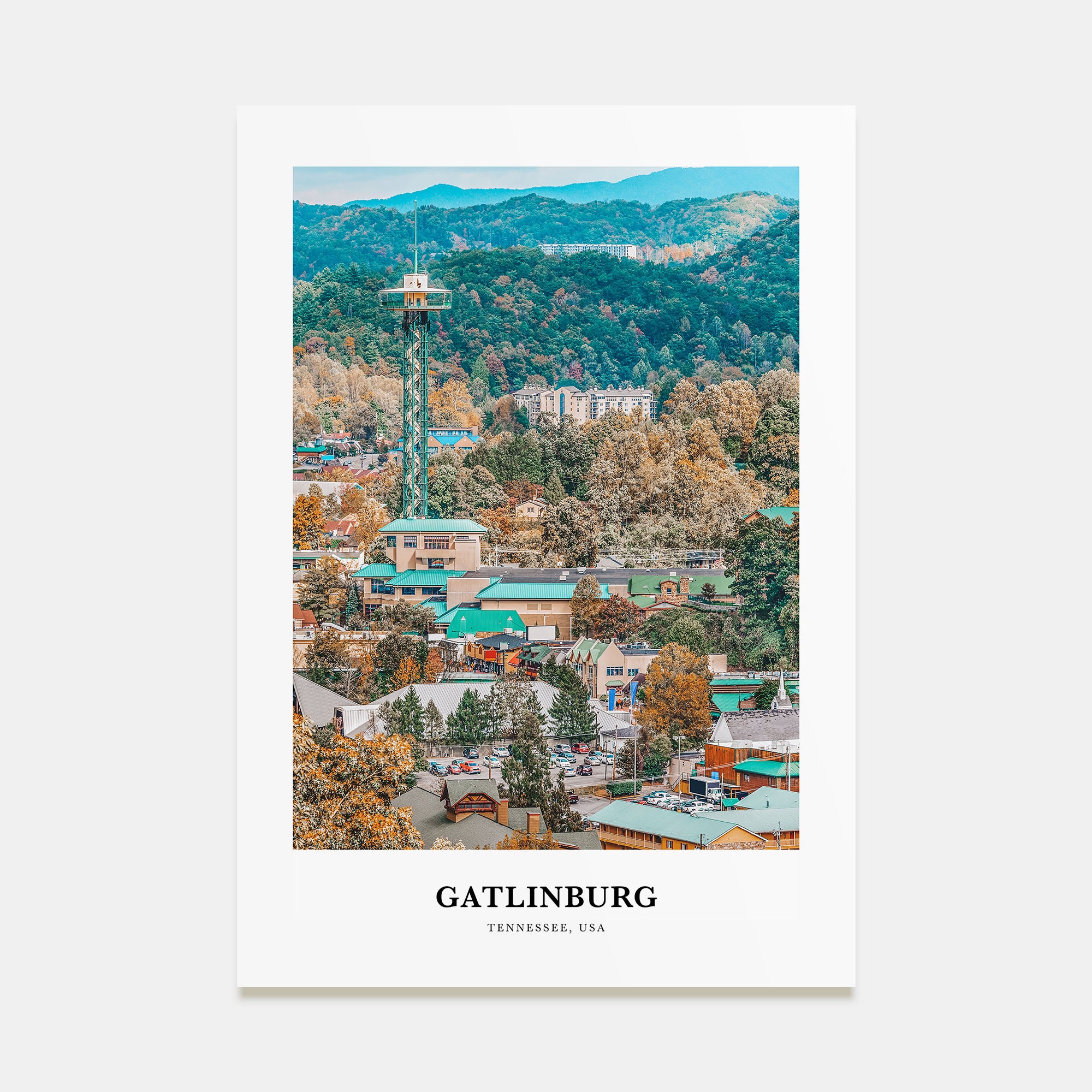 Gatlinburg Portrait Color Poster