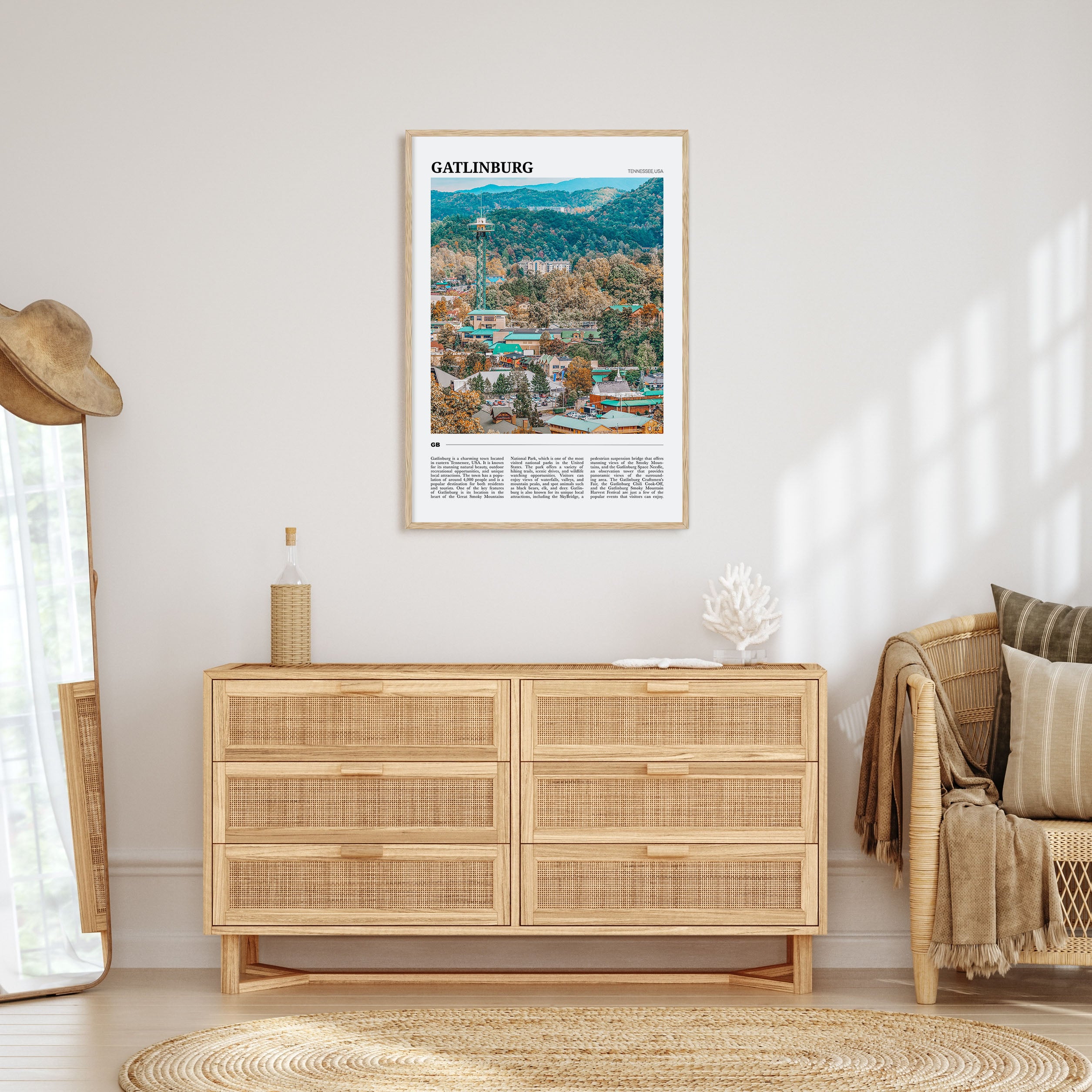 Gatlinburg Travel Color Poster