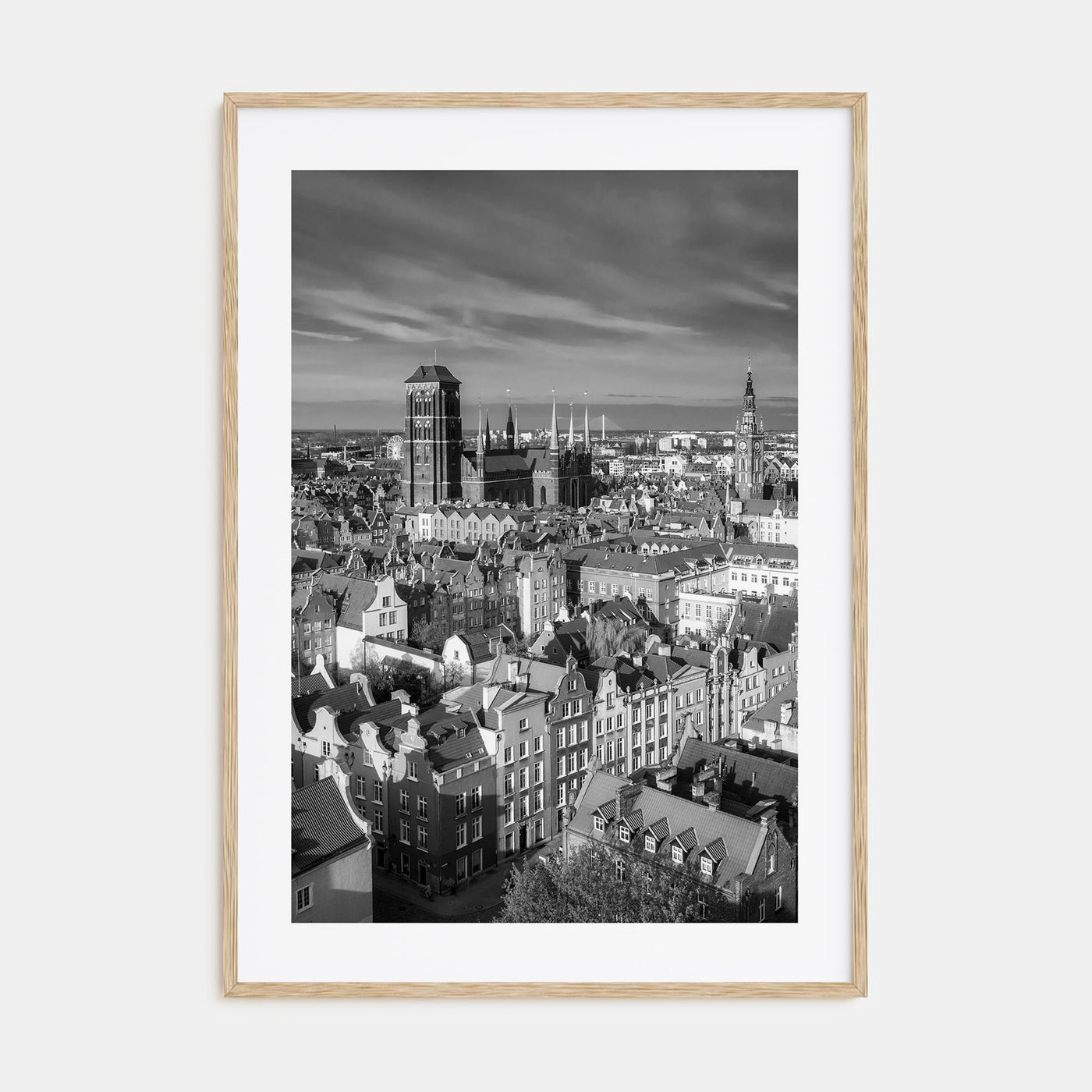 Gdańsk Photo B&W Poster