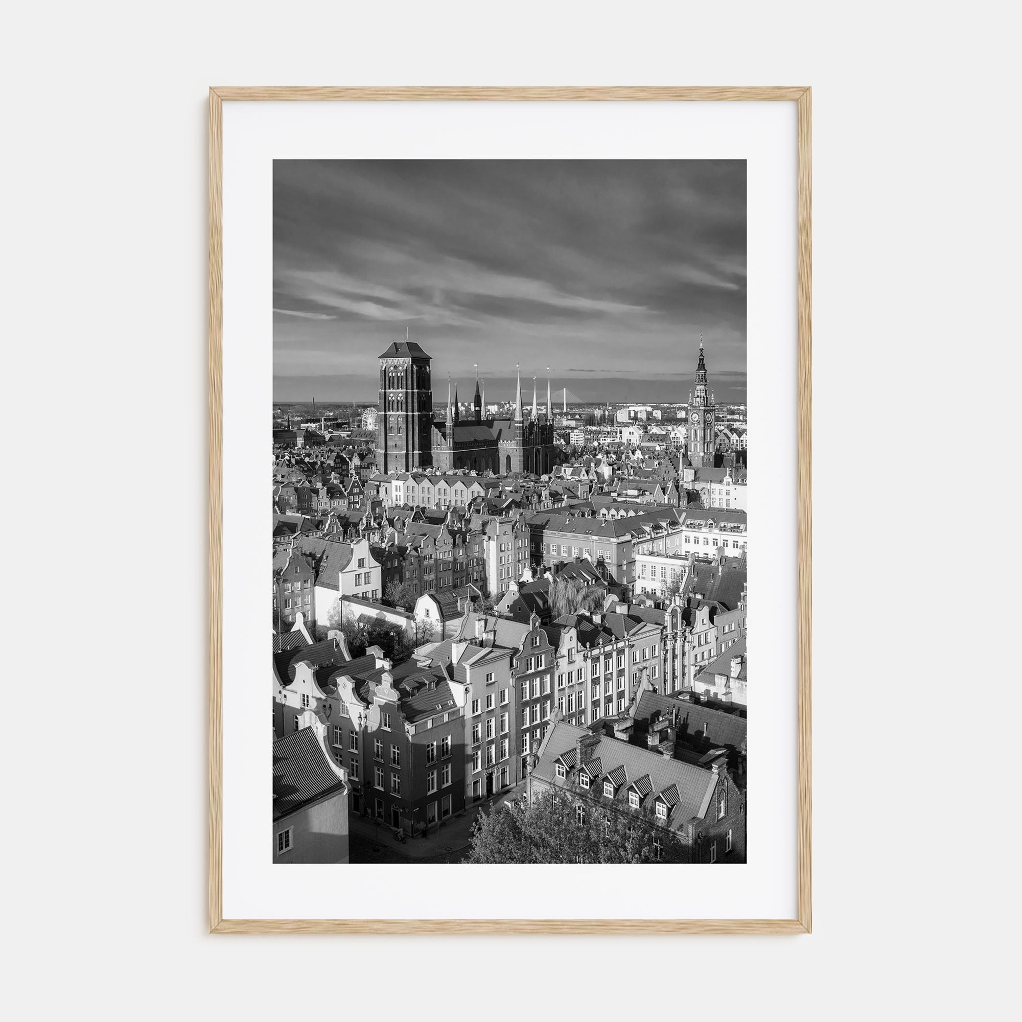 Gdańsk Photo B&W Poster