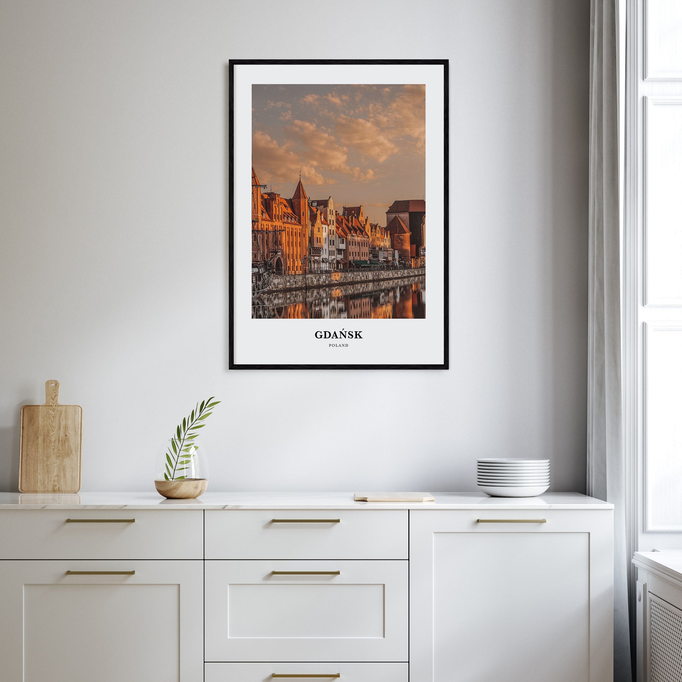 Gdańsk Portrait Color Poster