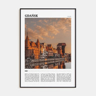 Gdańsk Travel Color Poster