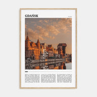 Gdańsk Travel Color Poster