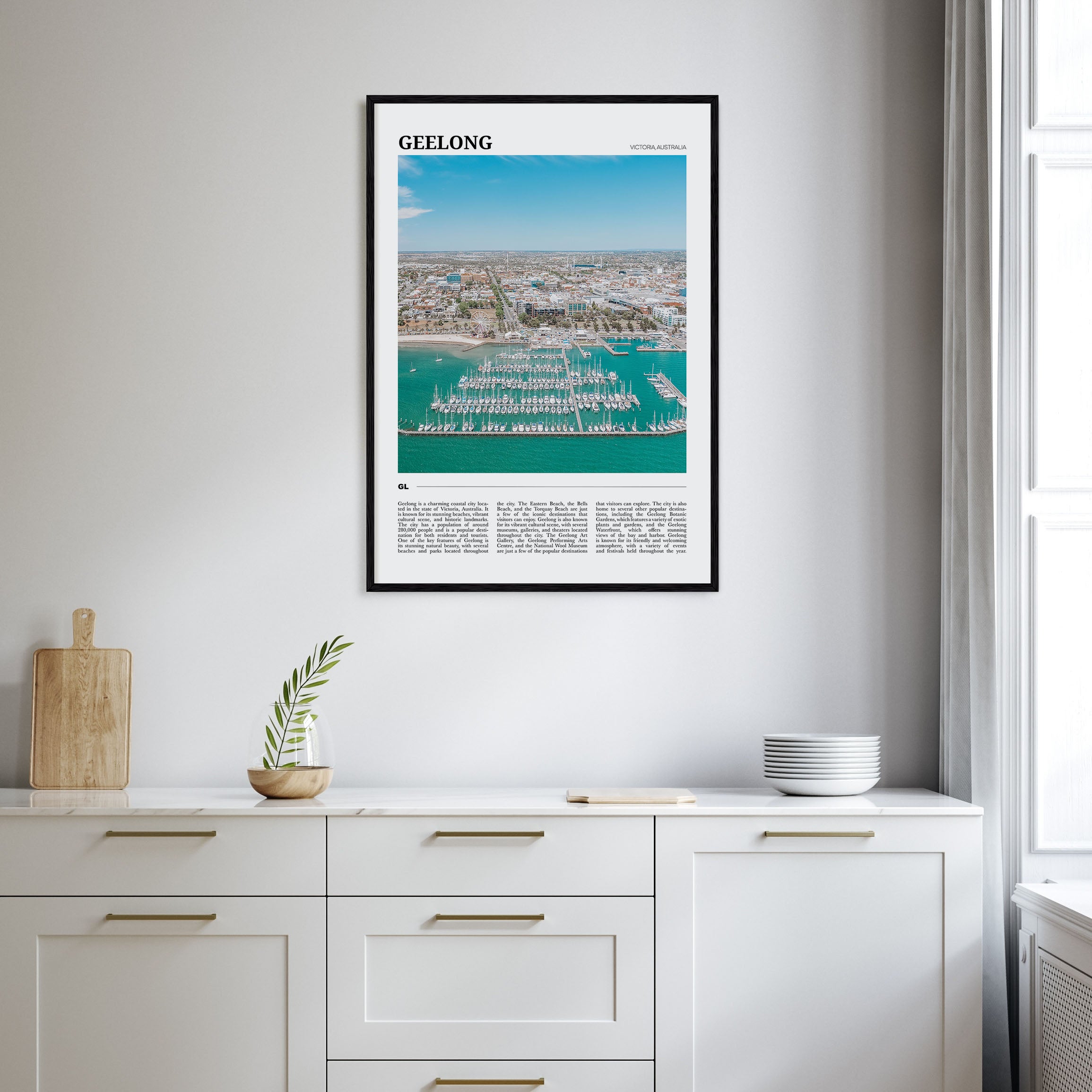 Geelong Travel Color Poster