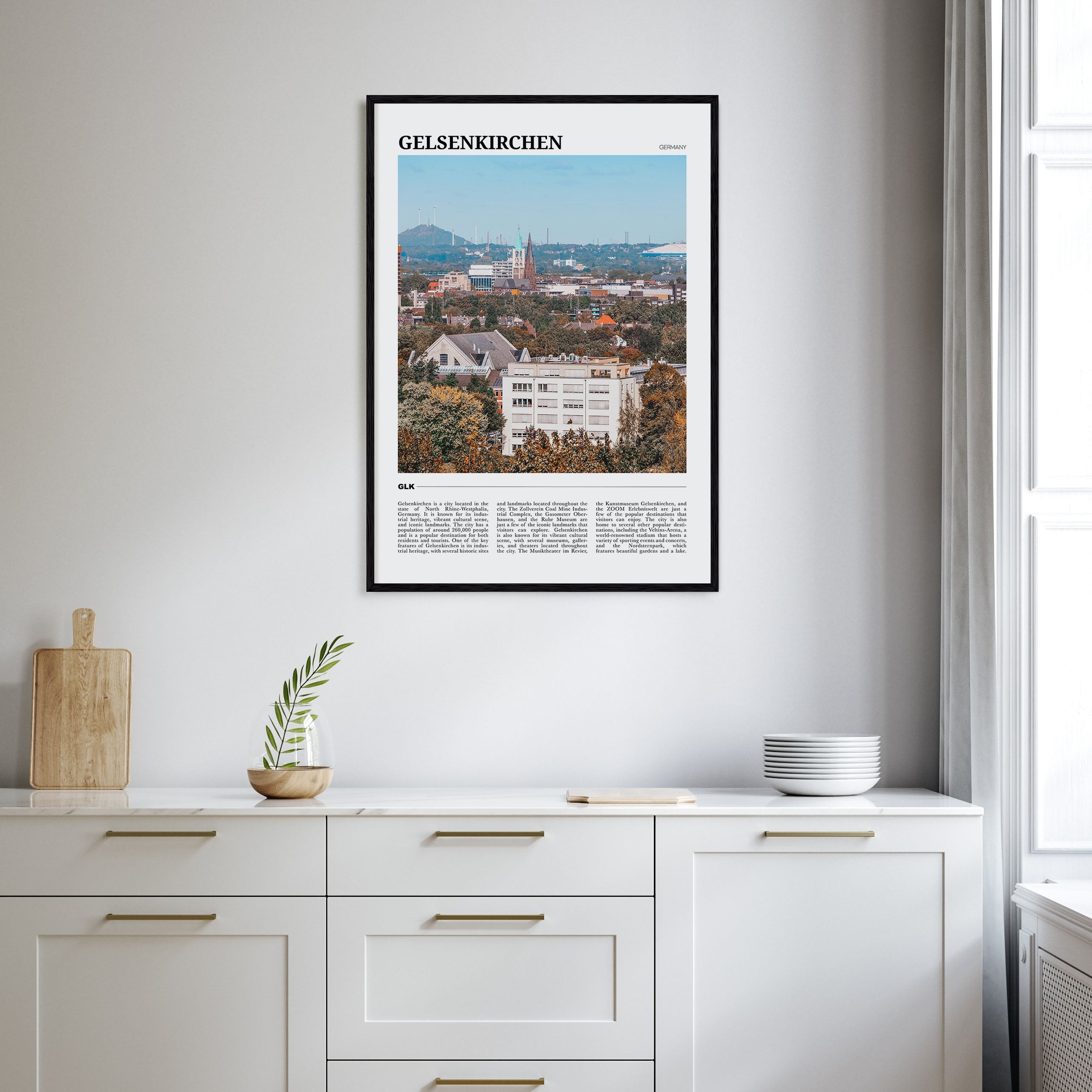 Gelsenkirchen Travel Color Poster