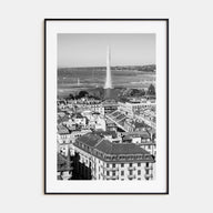 Geneva Photo B&W Poster