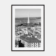 Geneva Photo B&W Poster
