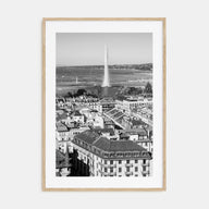 Geneva Photo B&W Poster