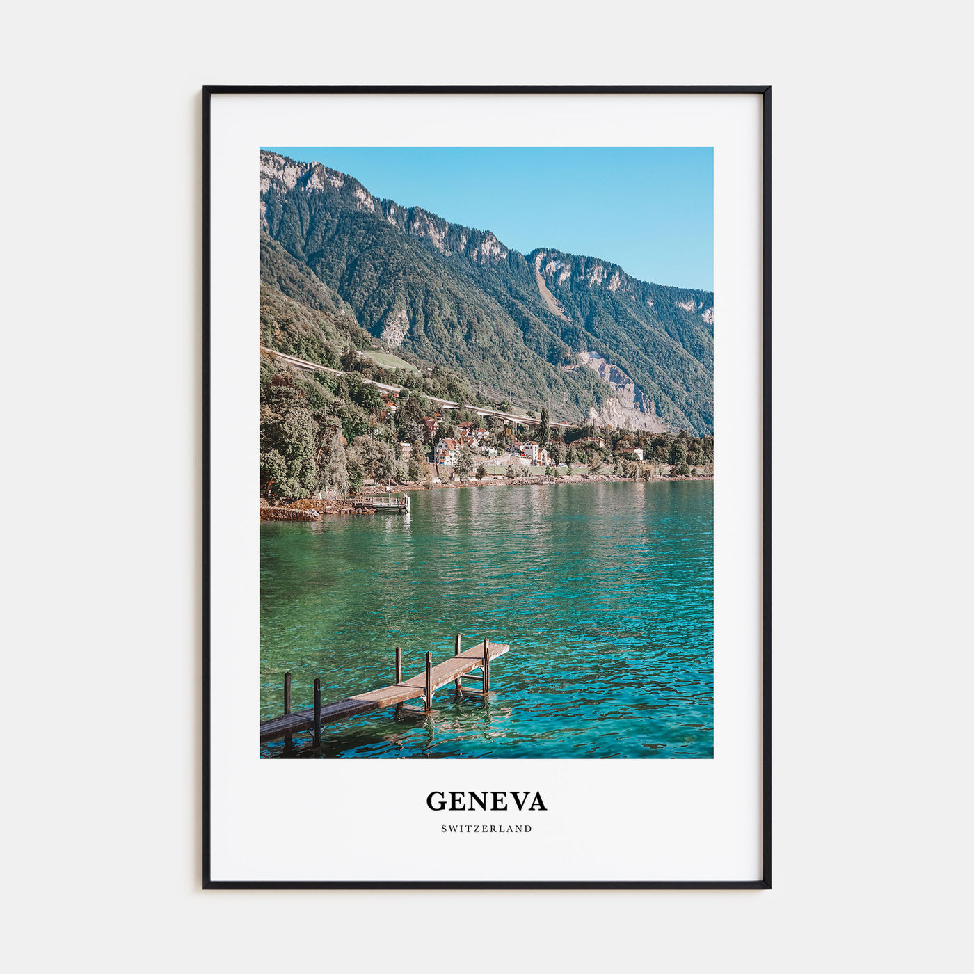 Geneva Portrait Color Poster