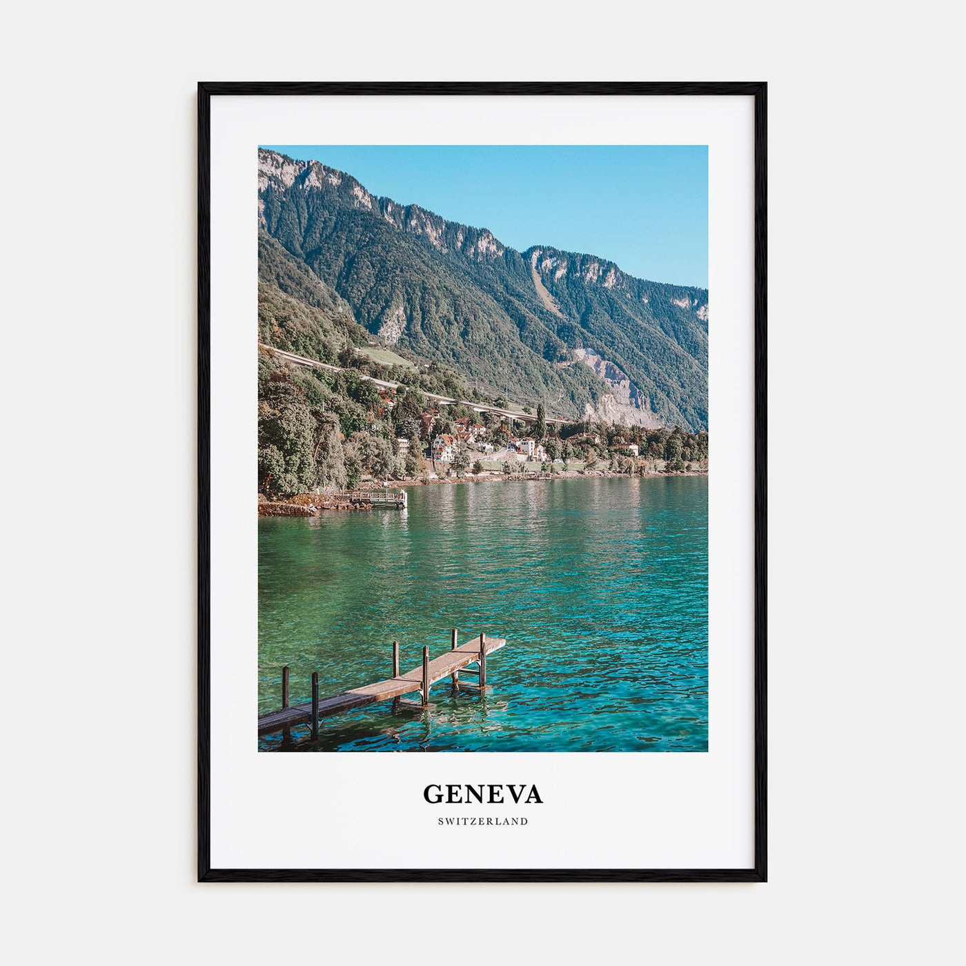 Geneva Portrait Color Poster