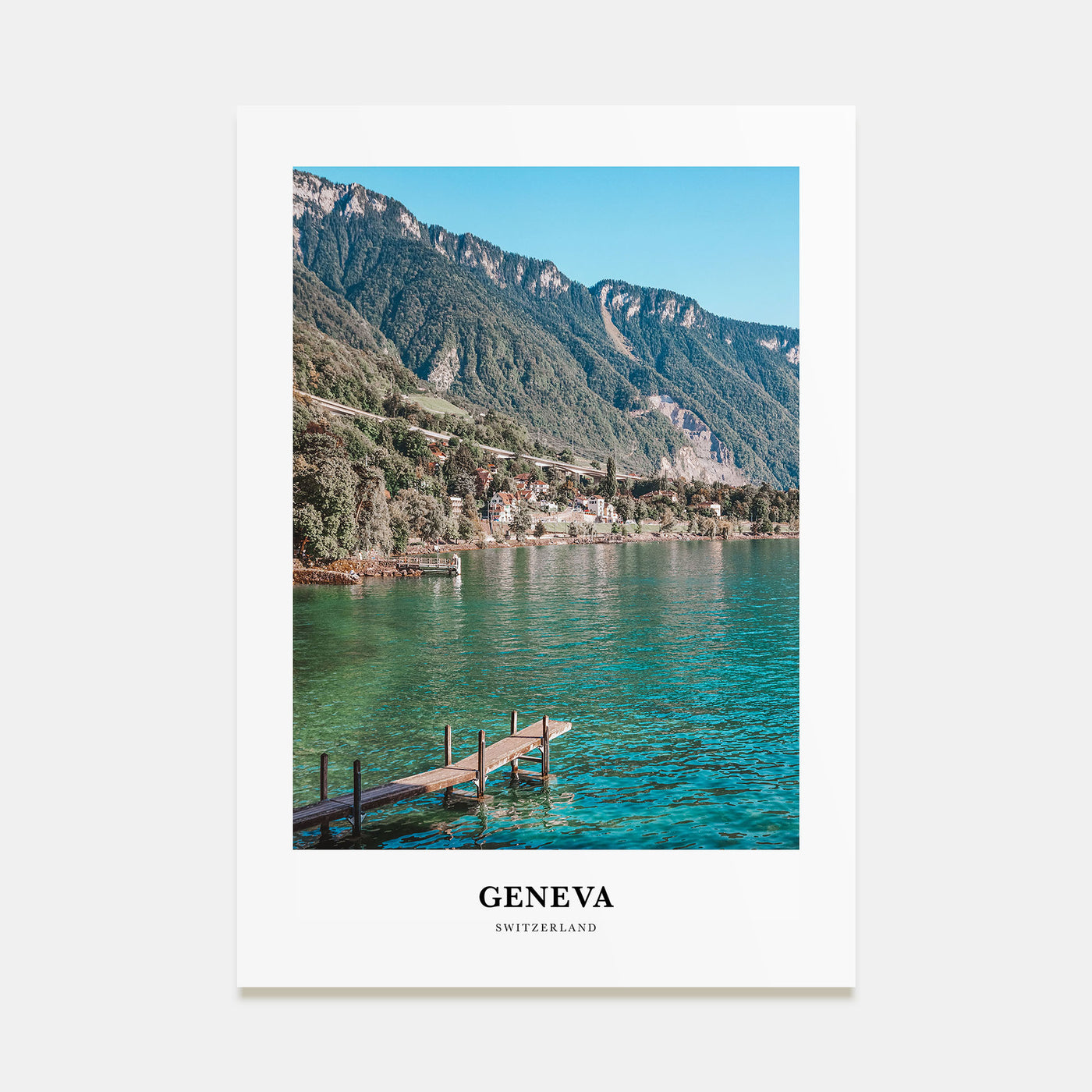 Geneva Portrait Color Poster