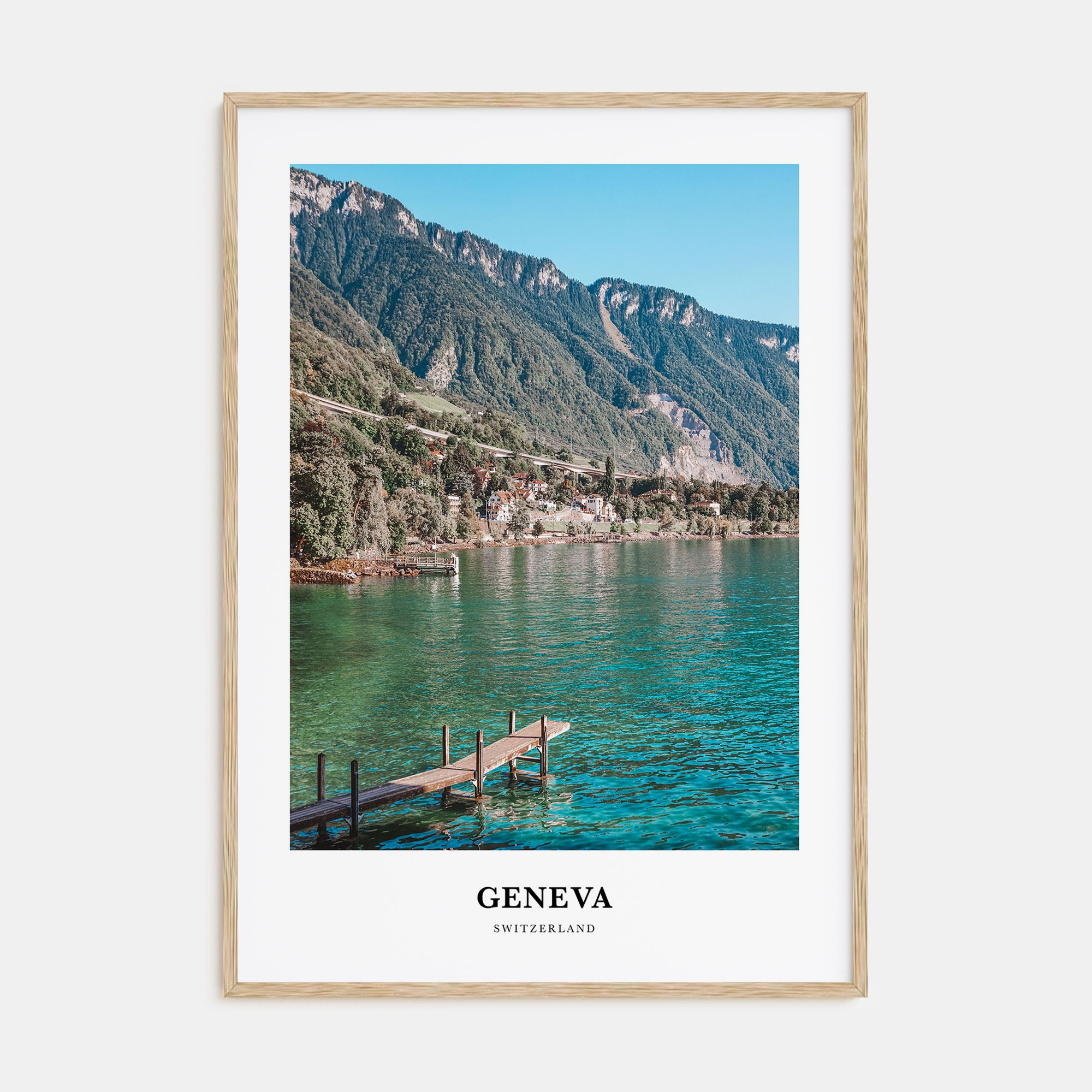 Geneva Portrait Color Poster