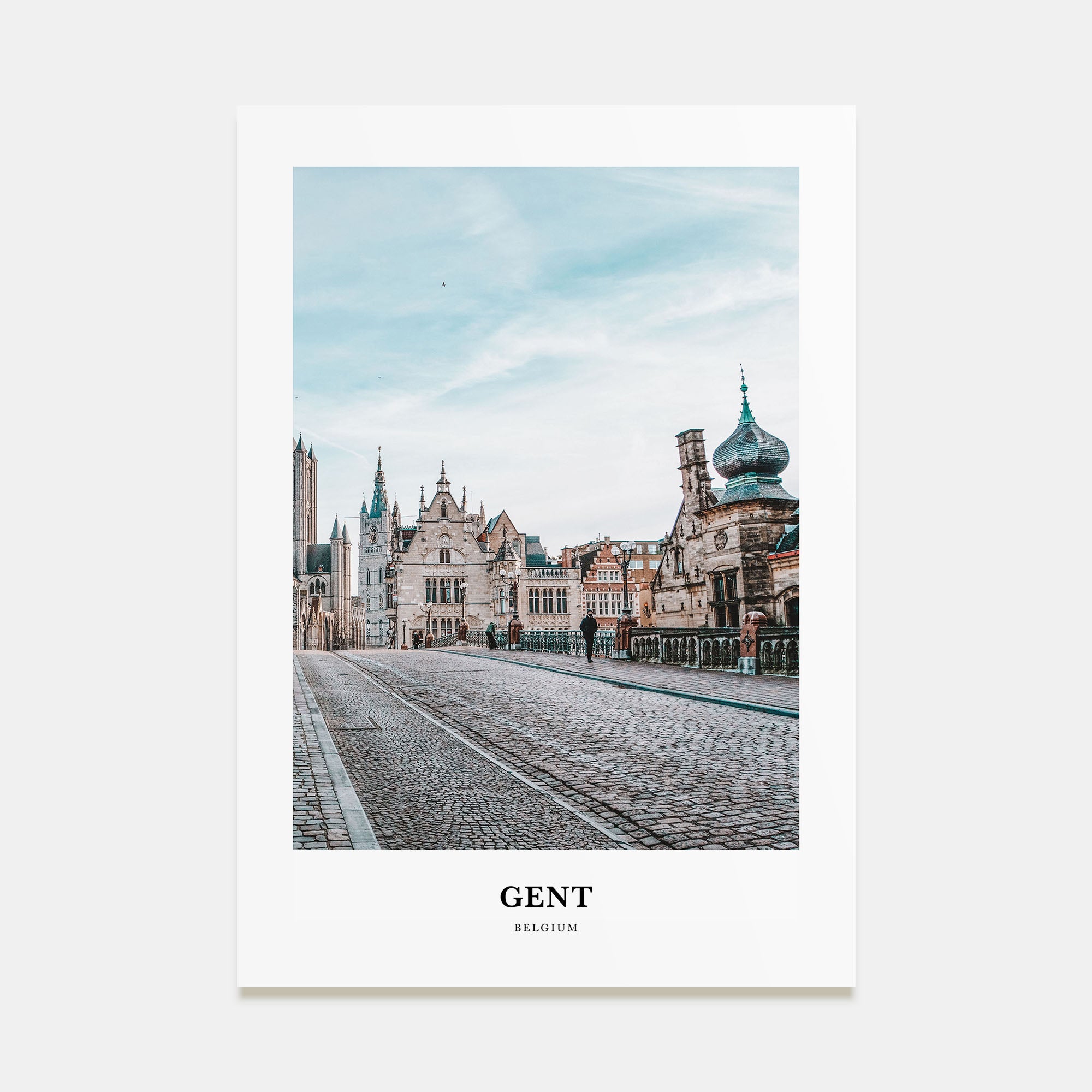 Gent Portrait Color Poster
