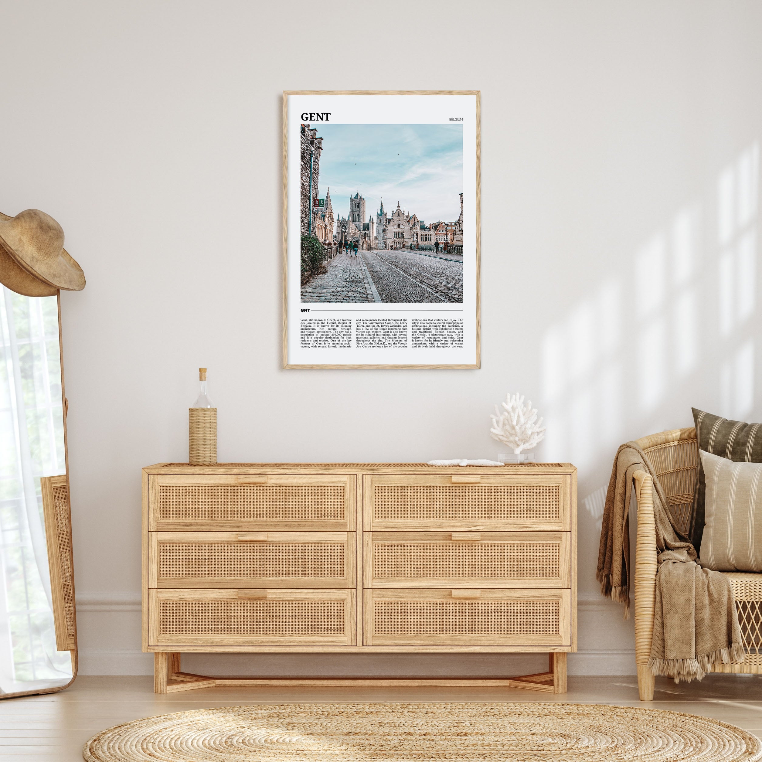 Gent Travel Color Poster