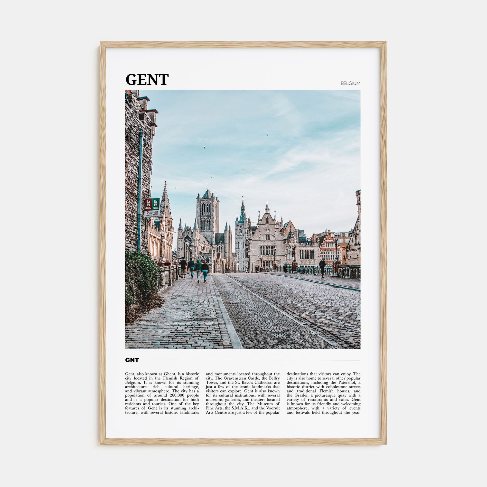 Gent Travel Color Poster