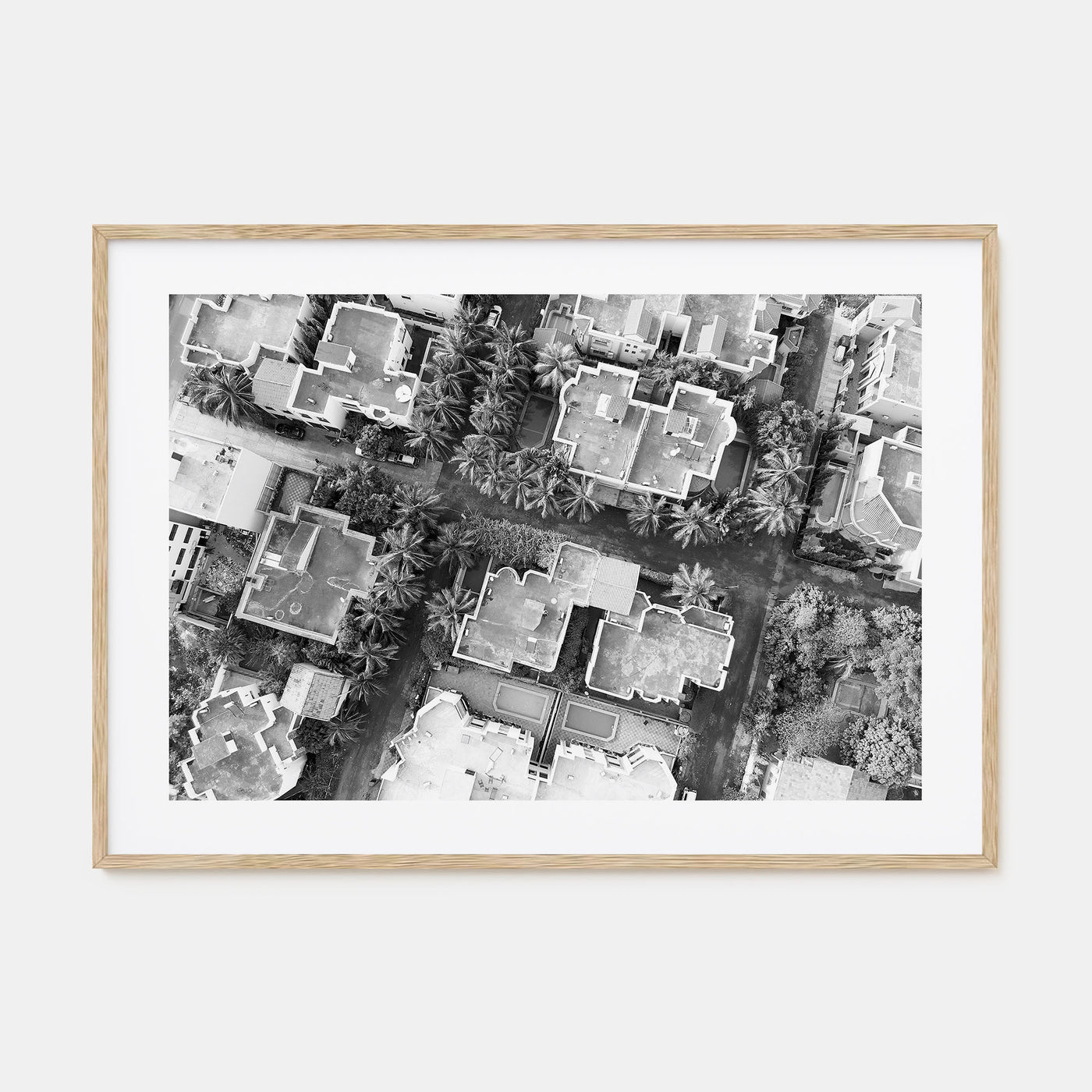 Ghana Landscape B&W Poster