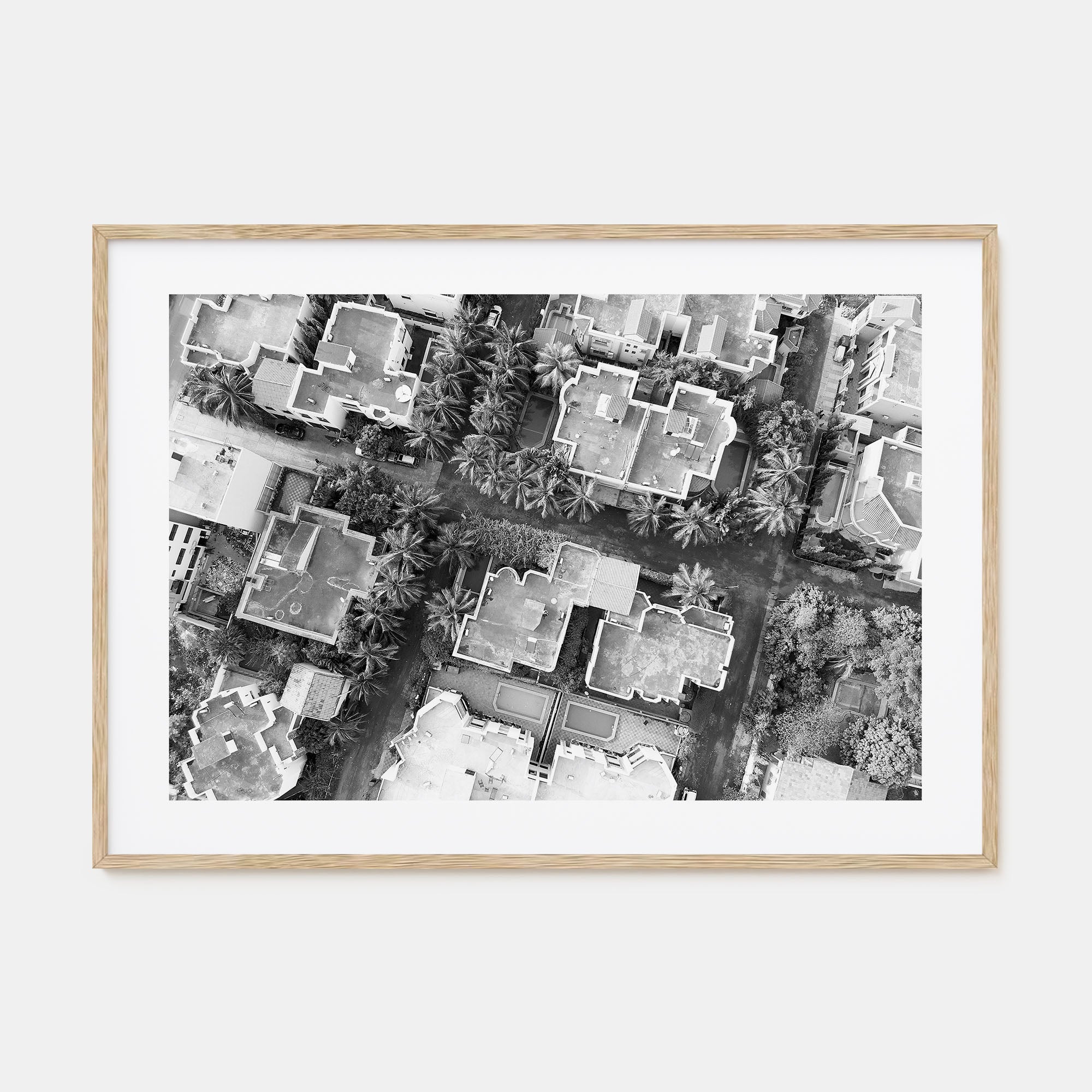 Ghana Landscape B&W Poster