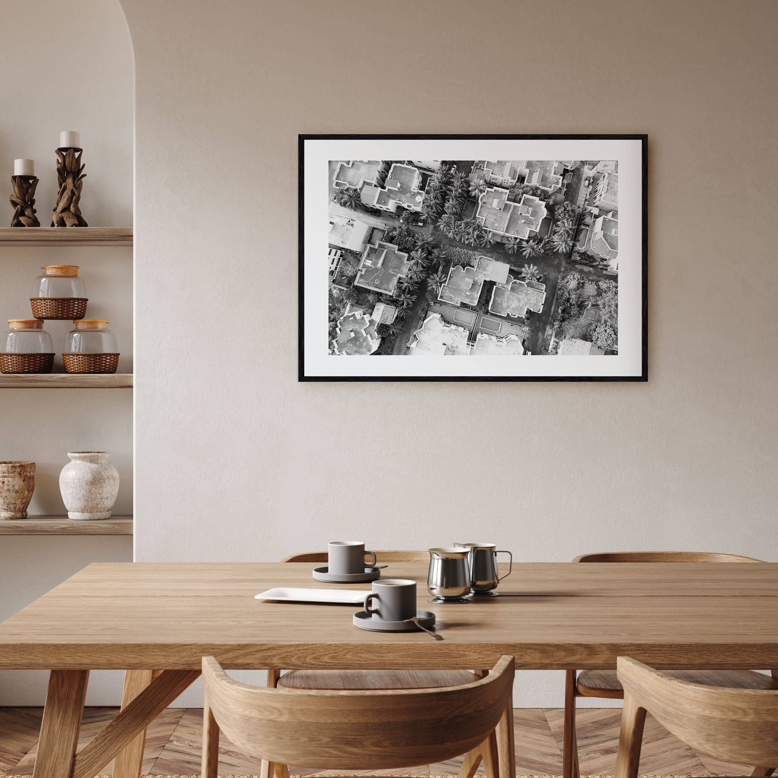 Ghana Landscape B&W Poster