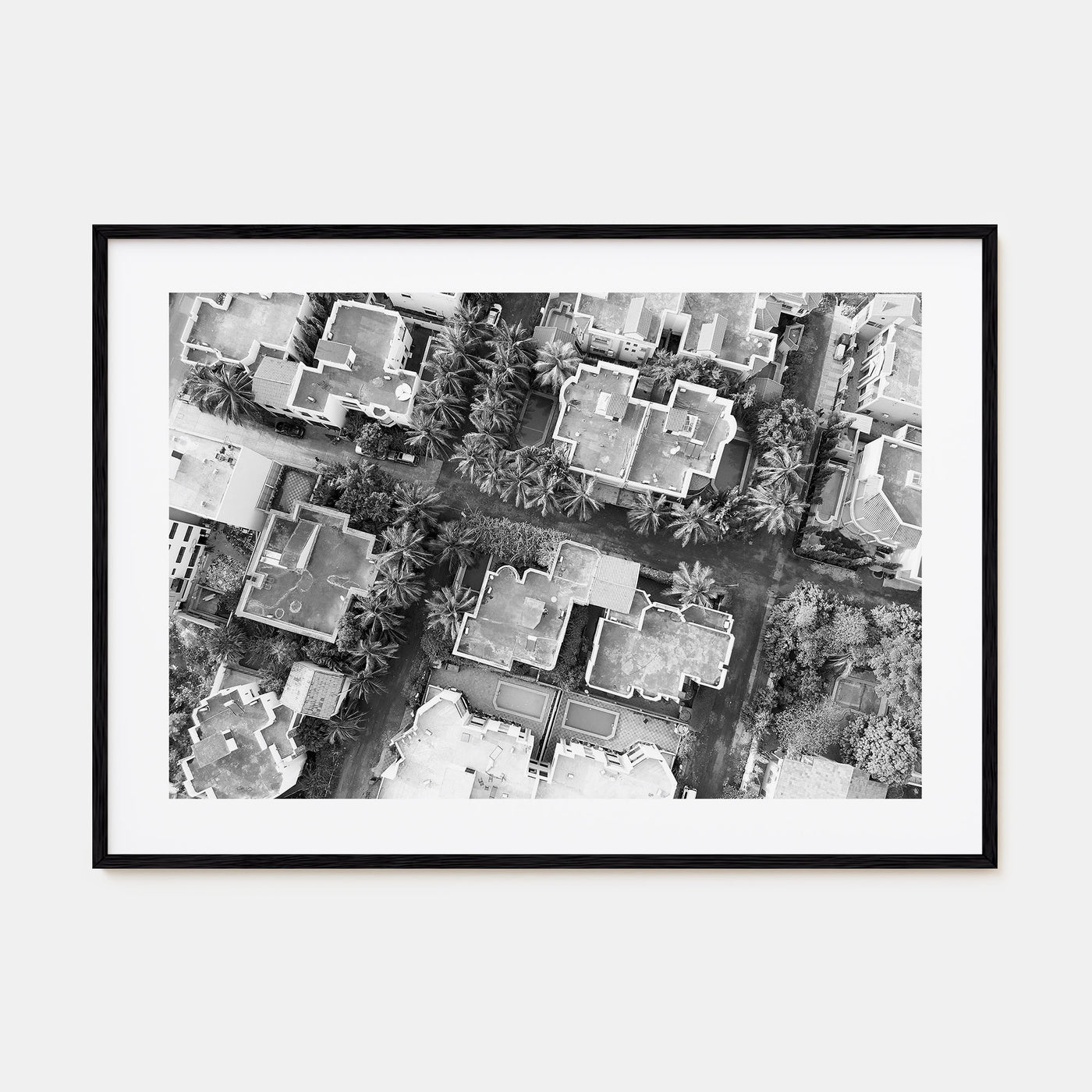 Ghana Landscape B&W Poster