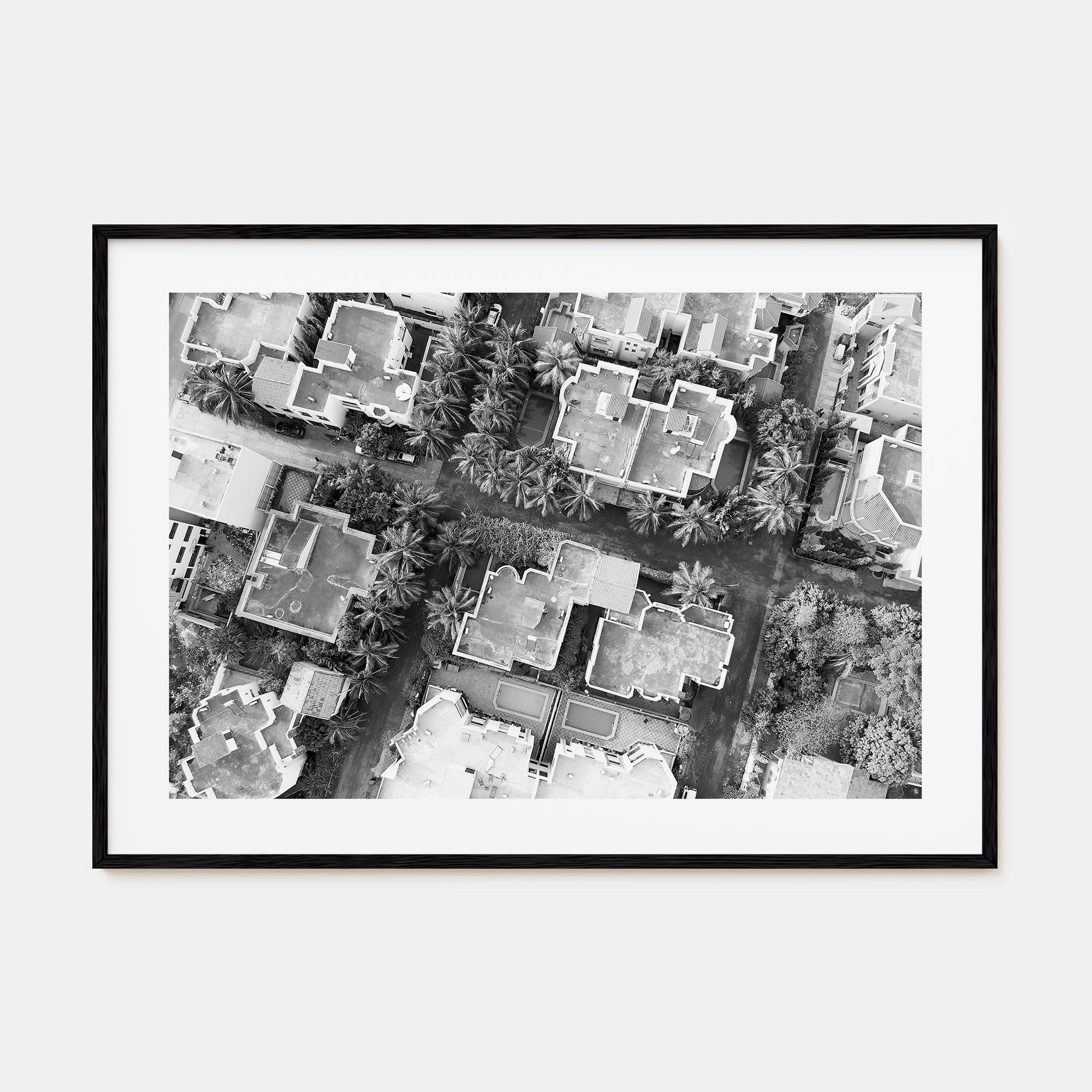 Ghana Landscape B&W Poster
