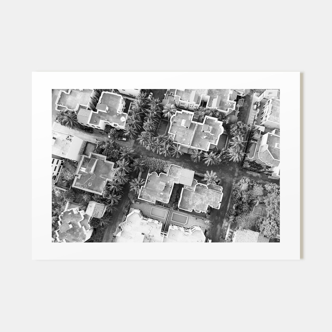 Ghana Landscape B&W Poster