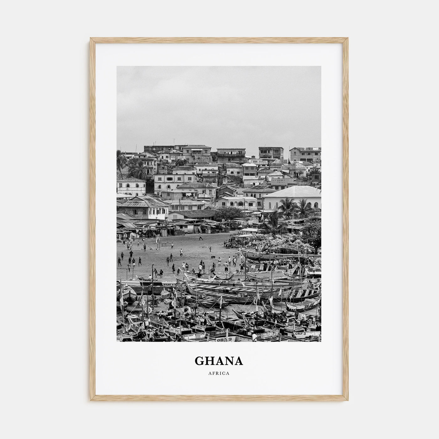 Ghana Portrait B&W No 2 Poster