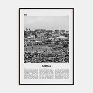 Ghana Travel B&W No 1 Poster
