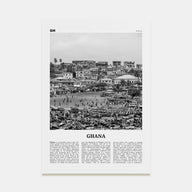 Ghana Travel B&W No 1 Poster