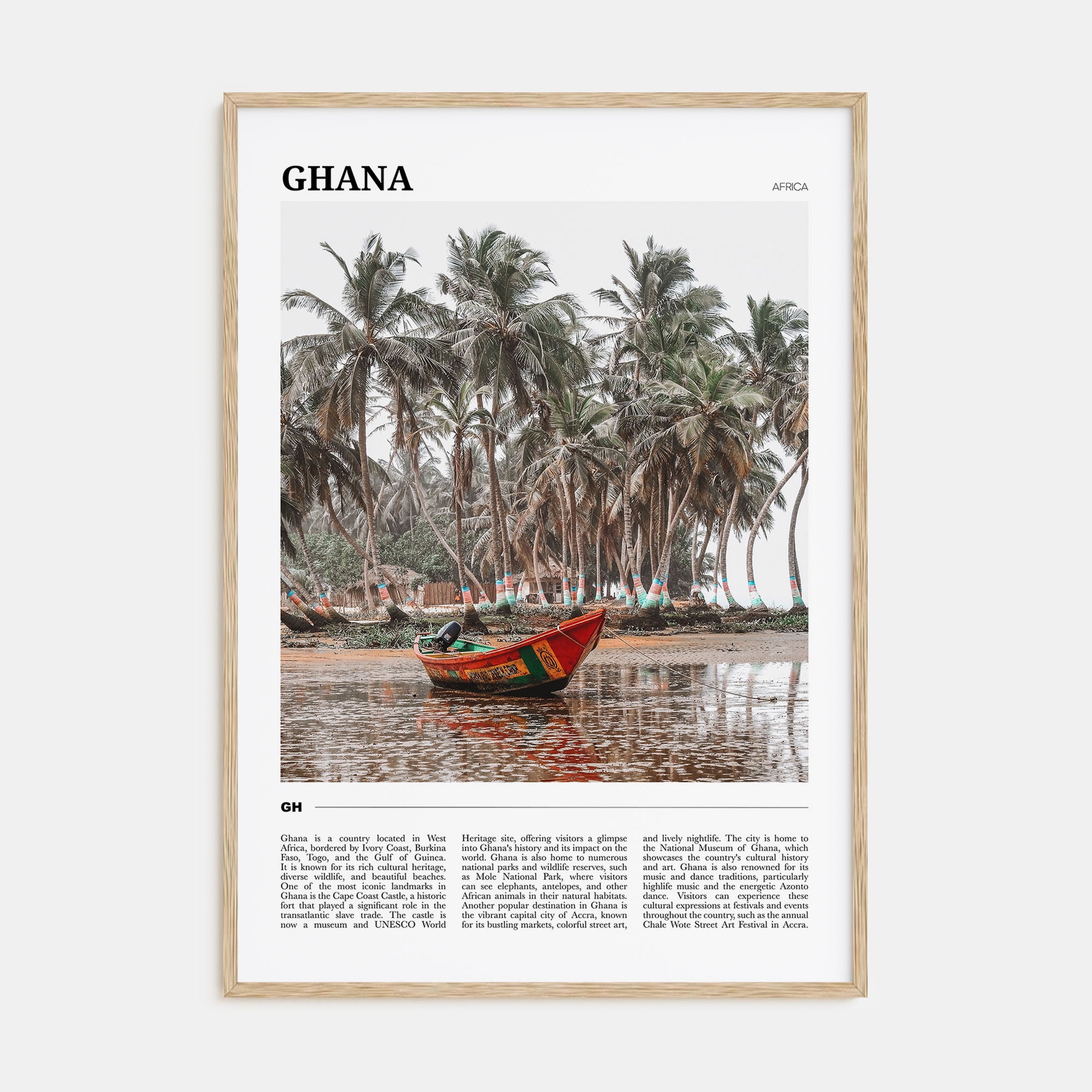 Ghana Travel Color No 1 Poster