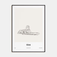 Giza Drawn Poster