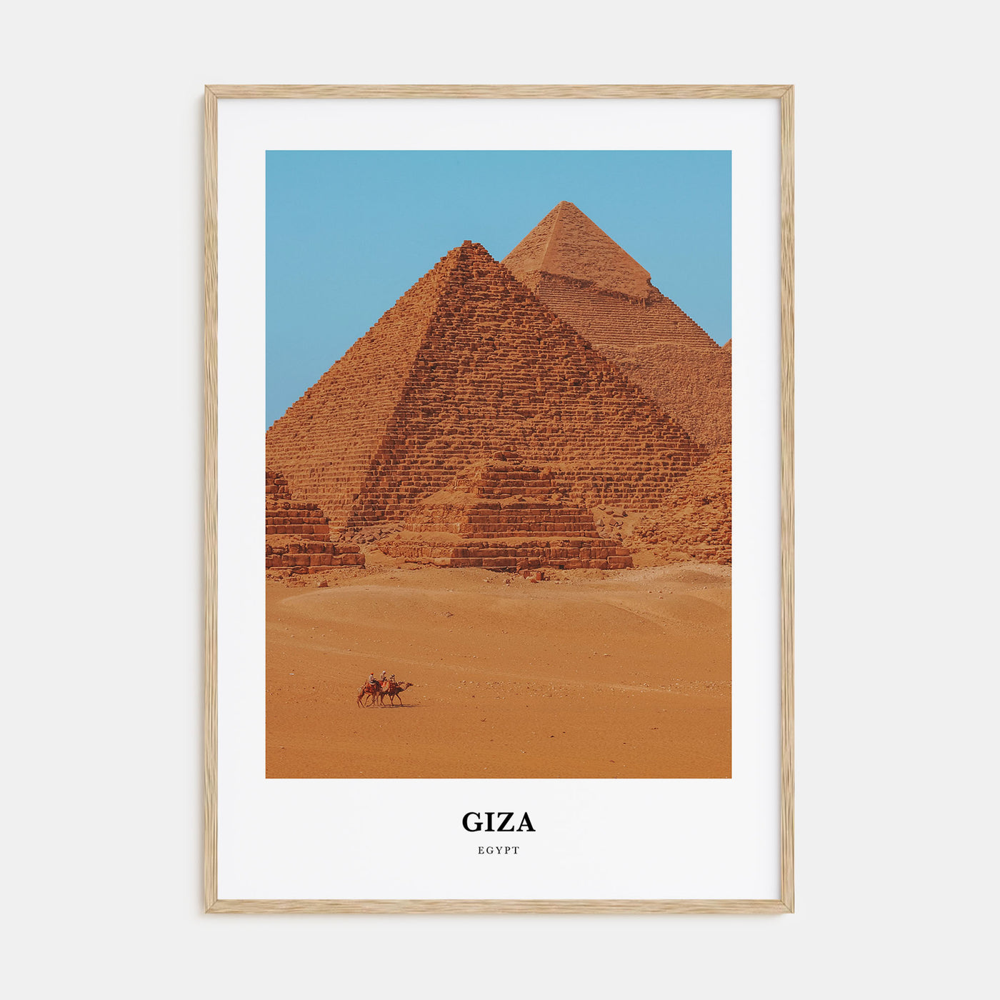 Giza Portrait Color Poster