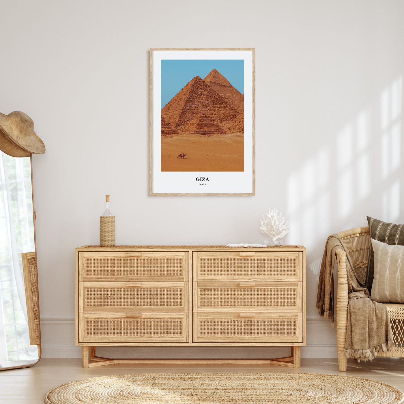Giza Portrait Color Poster