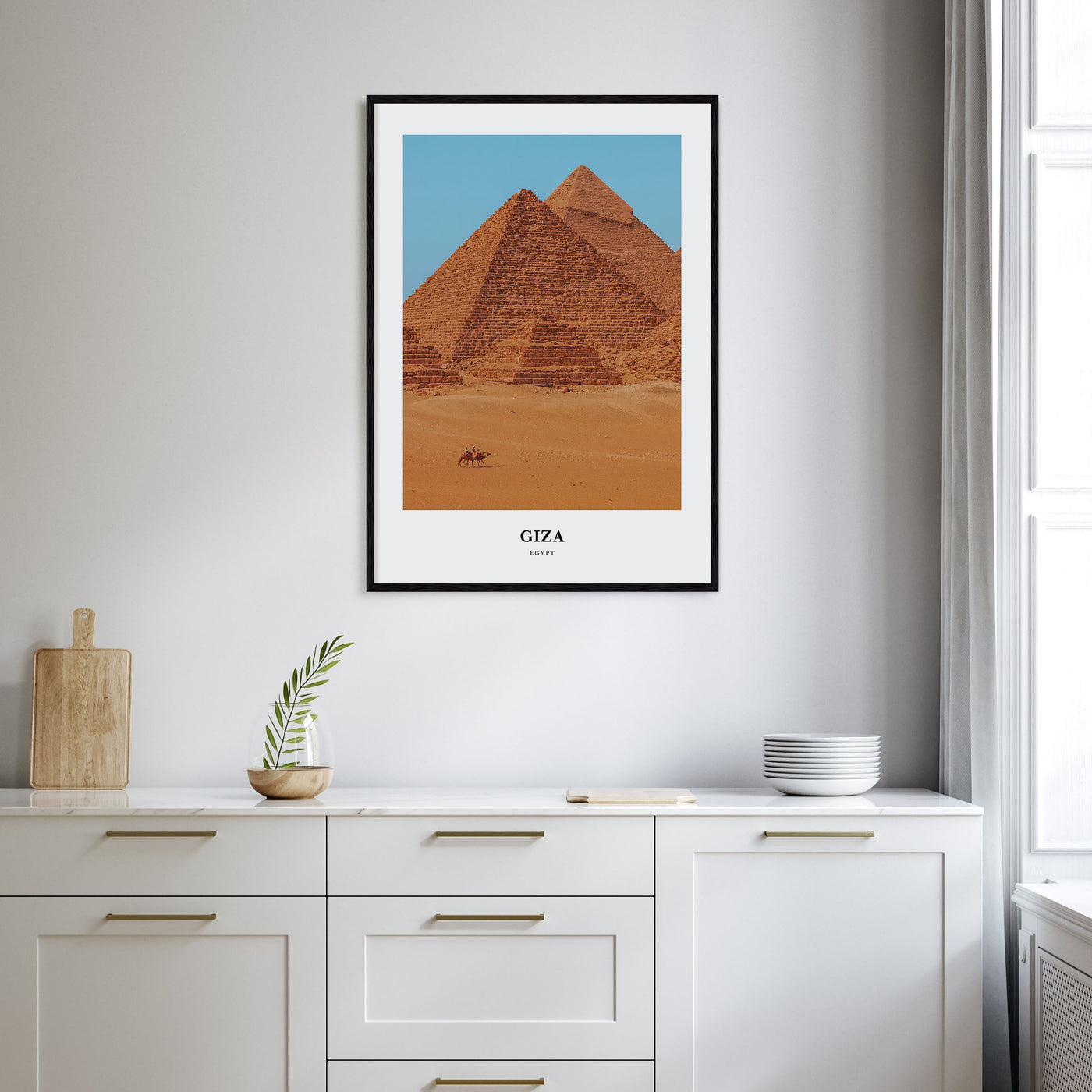 Giza Portrait Color Poster